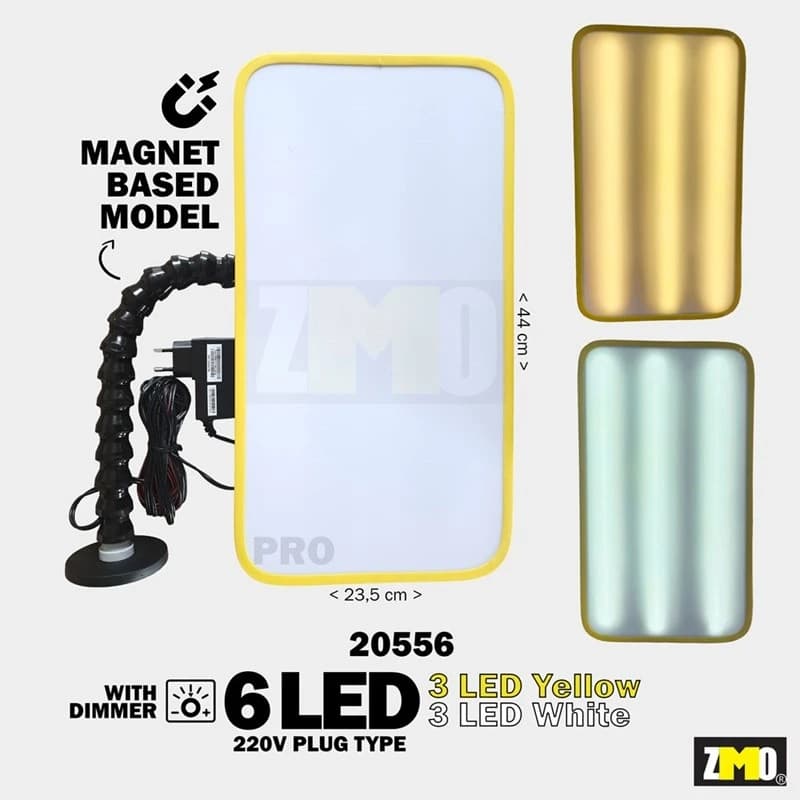 PDR Pro Lamba Mıknatıslı 6 LED 220V