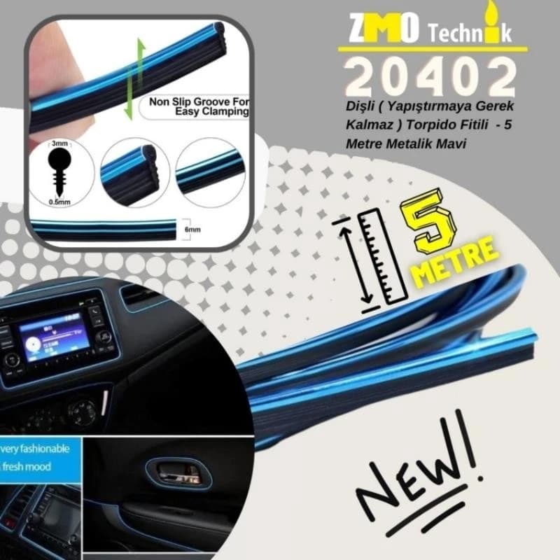 Torpido Fitili Mavi 5M
