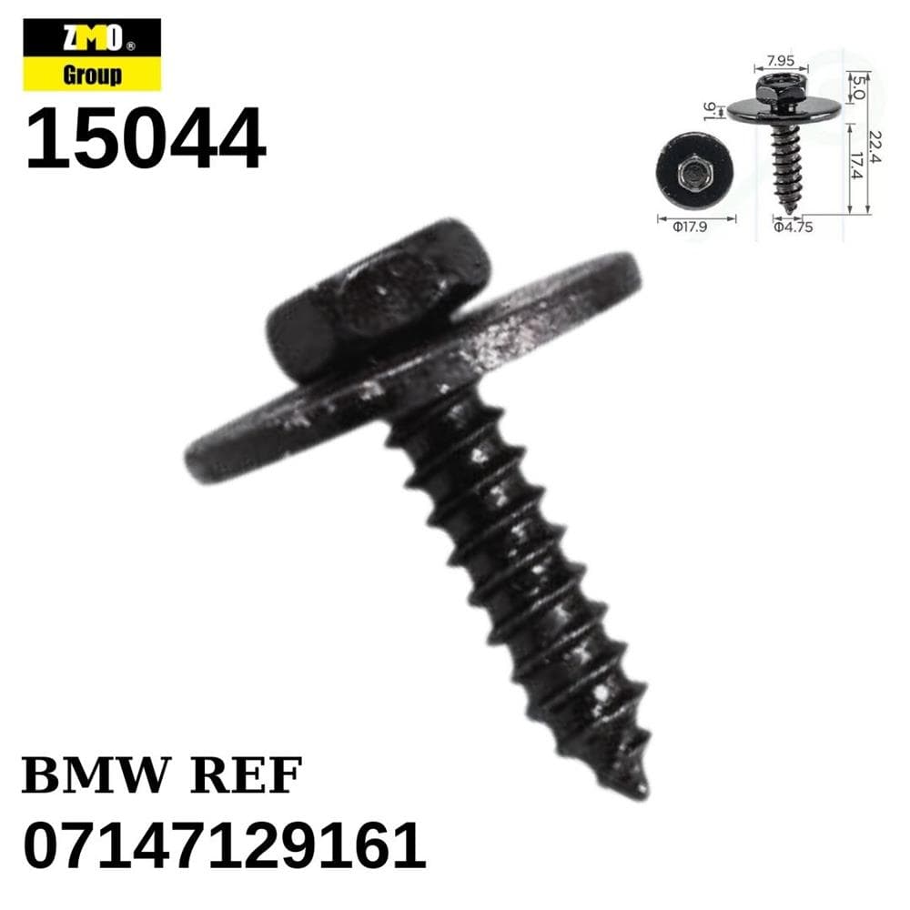 Vida 4 8X17X18Mm 07147129161 BMW E36 E38 E39 E46 E53 E60 E63 E64 E65 E86 F10 F15 F16 F85