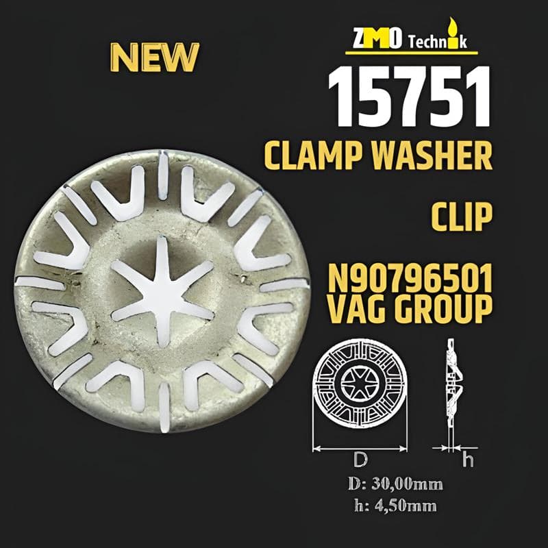 Kelepçe Rondelası N90796501 Audi VW