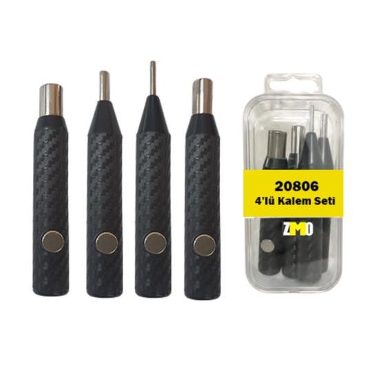 PDR 4 Pcs Steel Tip Touch Up Pen Kit With Magnet
