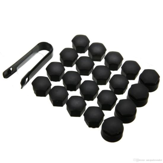 Wheel Nut Caps 4 Coded + 16 Standard + Removal Tool OEM: 321601173A 4F0601173A A1 A3 A4 A5 A6 A7 A8 Q3 Q5 Q7 Ibiza Leon Toledo Fabia Octavia 2005 -