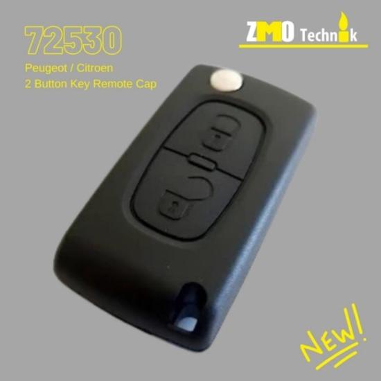 Peugeot / Citroen 2 Button Key